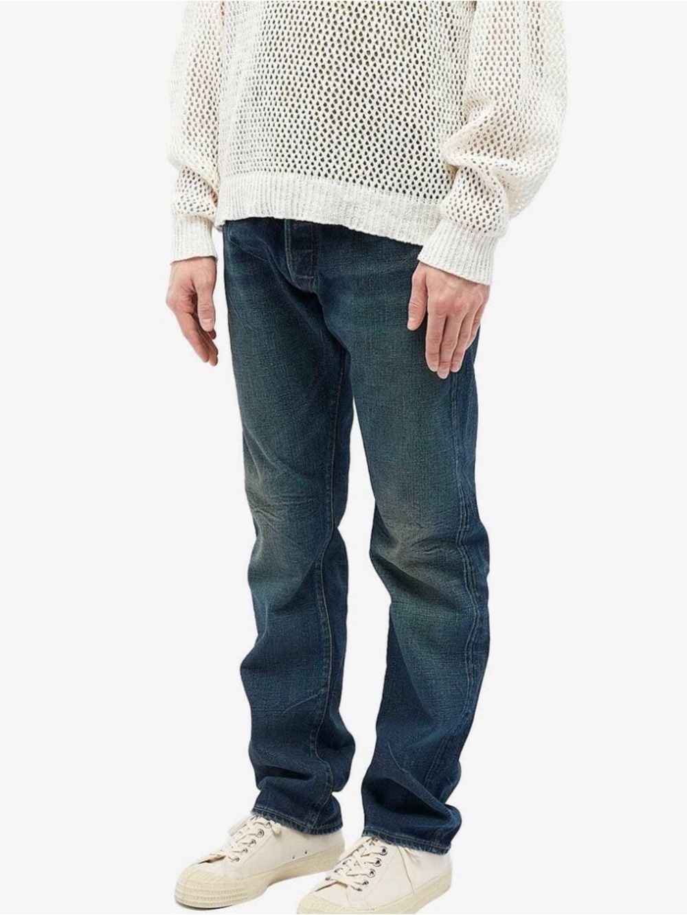 RRL Double RL Ralph Lauren Low Straight selvedge denim jeans